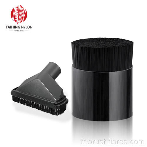 0,07-3,0 mm Filament de brosse noire PA6 à l'usure et résistante à l'usure